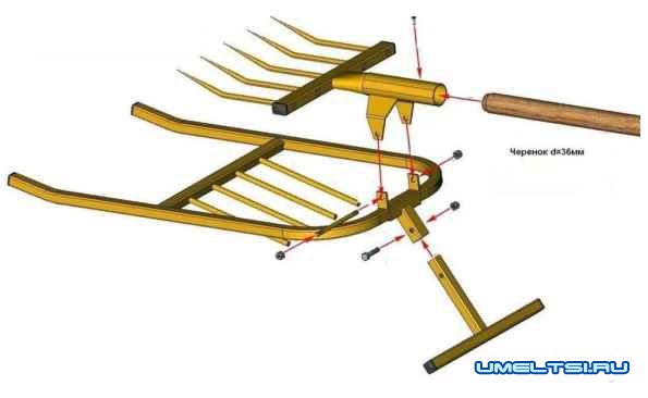 чертеж чудо лопаты