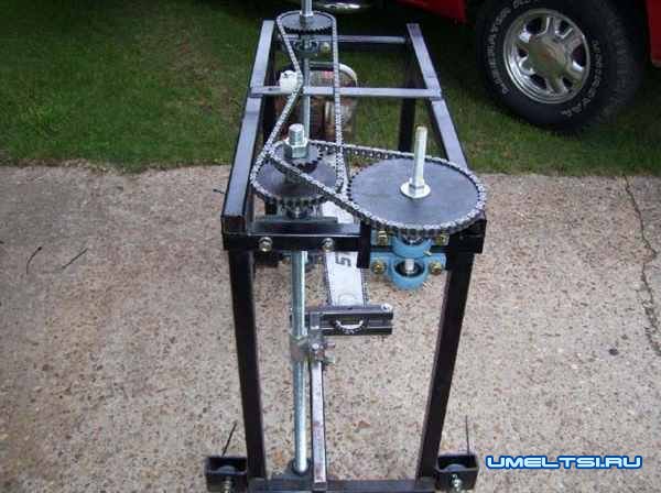 Самодельная пилорама из бензопилы-поэтапно