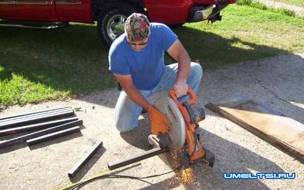 Самодельная пилорама из бензопилы-поэтапно