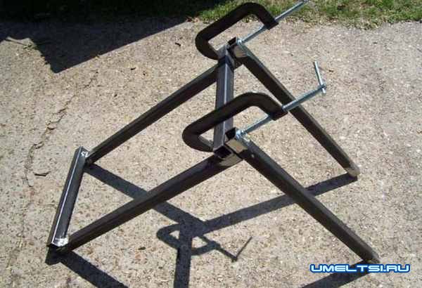 Самодельная пилорама из бензопилы-поэтапно