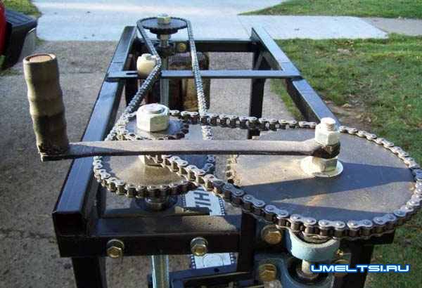 Самодельная пилорама из бензопилы-поэтапно