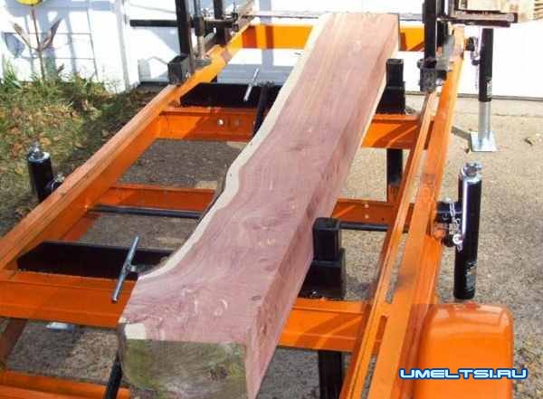 Самодельная пилорама из бензопилы-поэтапно