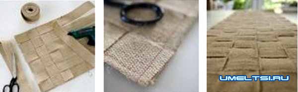 скатерть из мешковины