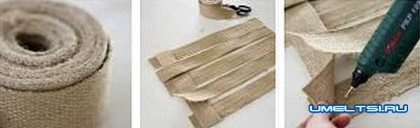 скатерть из мешковины