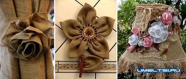 поделки из мешковины