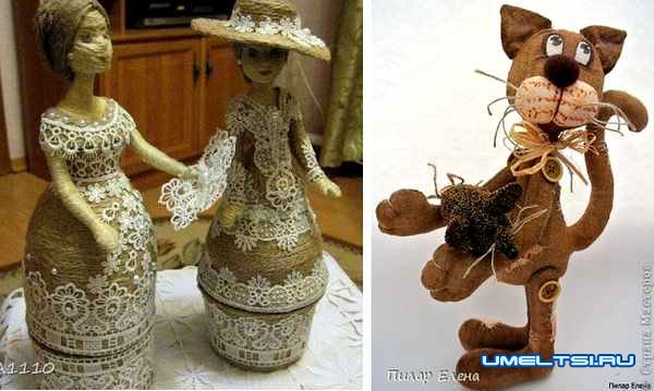 поделки из мешковины