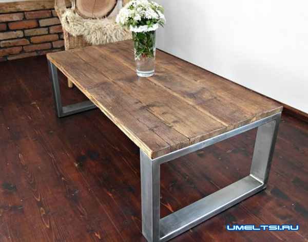 Стол из профильной трубы своими руками