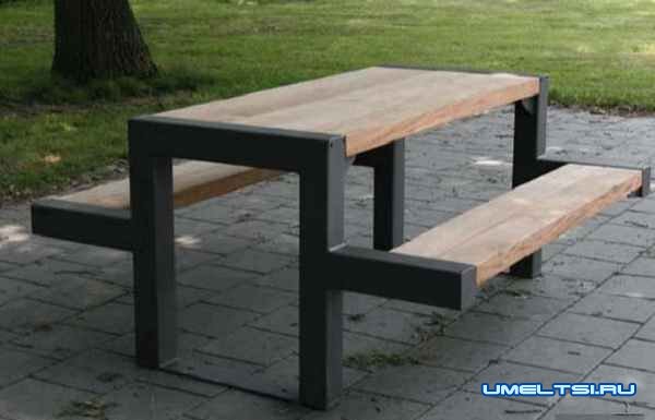 Стол из профильной трубы своими руками