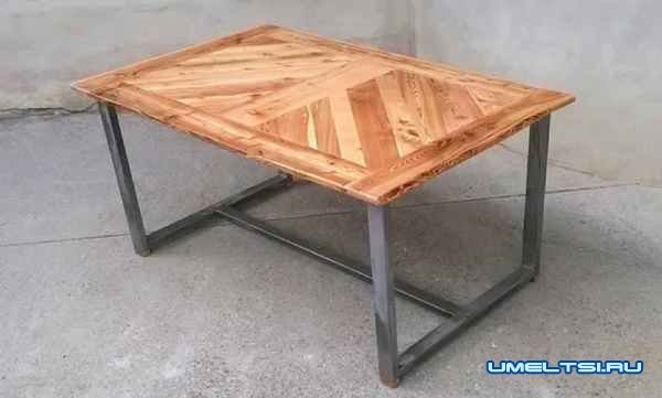 Стол из профильной трубы своими руками