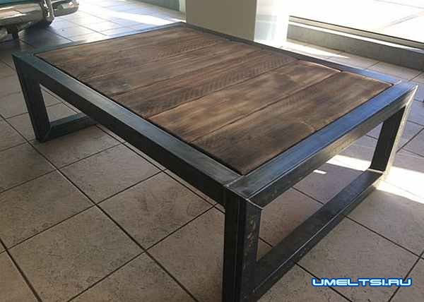 Стол из профильной трубы своими руками
