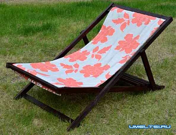 Шезлонг своими руками: фото
