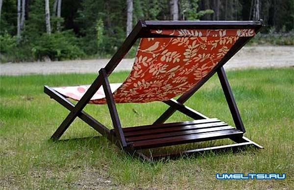 Шезлонг своими руками: фото