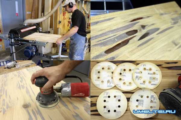 светящийся стол из дерева своими руками