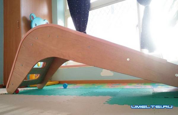 горка для детей своими руками-фото