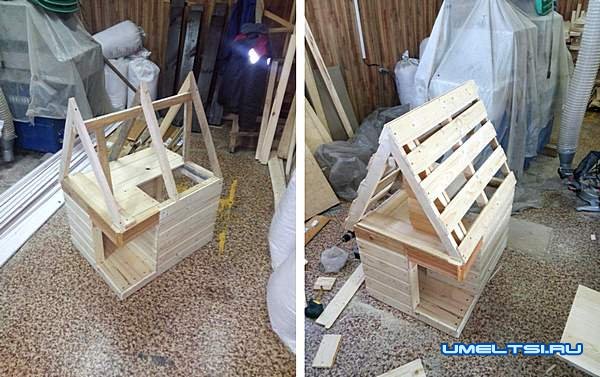 Дом для кошки своими руками-фото