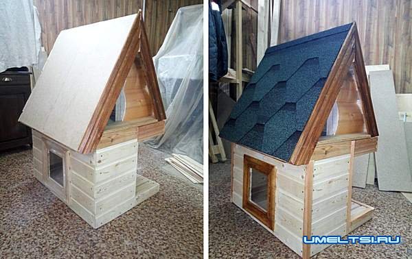 Дом для кошки своими руками-фото