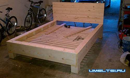 самый простой вариант кровати