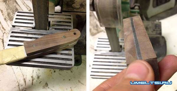 Охотничий нож своими руками-ход работ