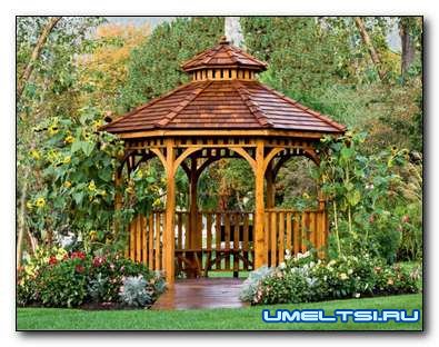 Купольная беседка своими руками