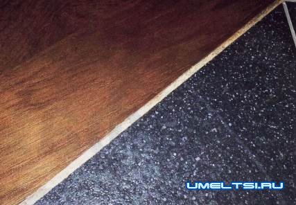 Стыковка пола без порогов