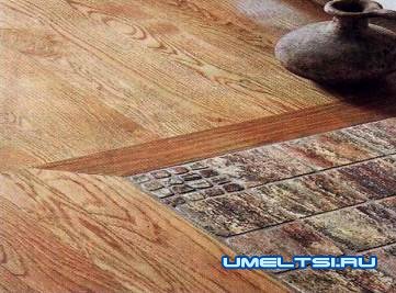 Стыковка пола без порогов