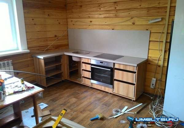 Изготовление кухонного гарнитура-фото Изготовление кухонного гарнитура-фото