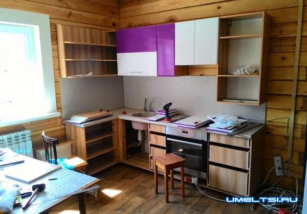 Изготовление кухонного гарнитура-фото Изготовление кухонного гарнитура-фото