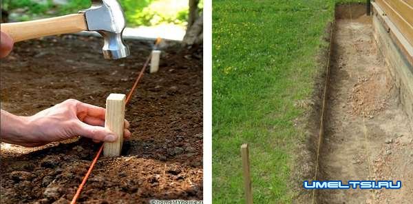 Отмостка из брусчатки вокруг дома Отмостка из брусчатки вокруг дома