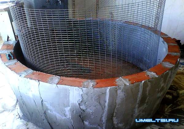 Как сделать ванну из кирпича Как сделать ванну из кирпича