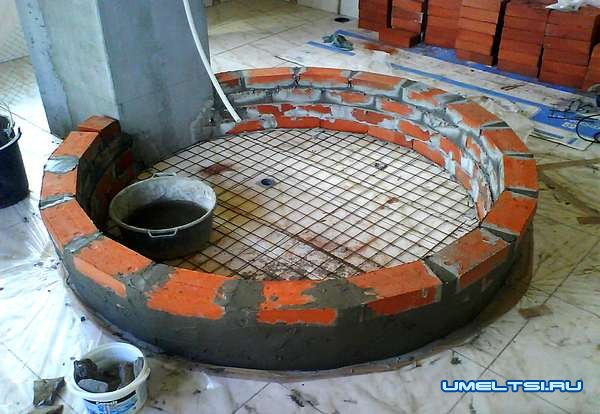 Как сделать ванну из кирпича Как сделать ванну из кирпича