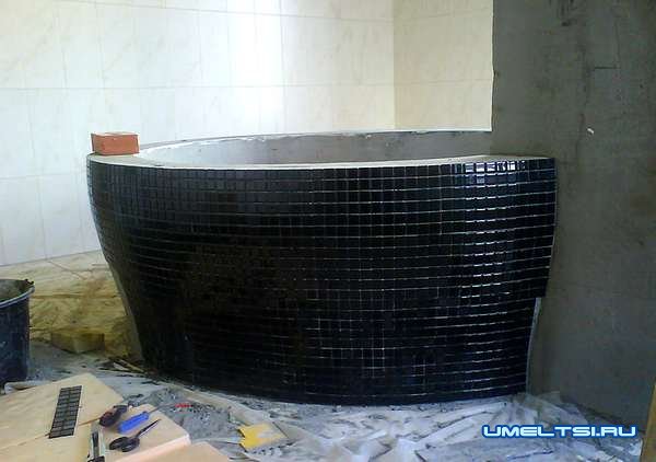 Как сделать ванну из кирпича Как сделать ванну из кирпича