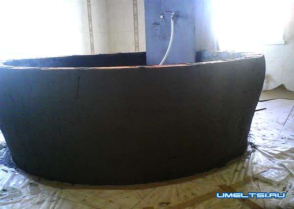 Как сделать ванну из кирпича Как сделать ванну из кирпича