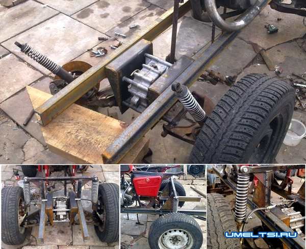 Рама и крепление задних амортизаторов Рама и крепление задних амортизаторов