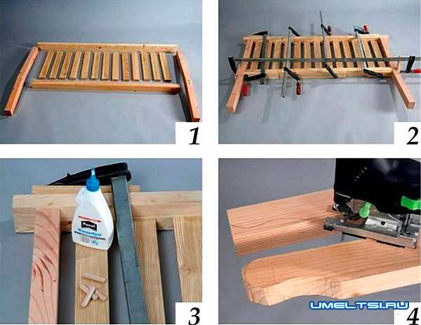 Изготовление мобильной скамьи Изготовление мобильной скамьи