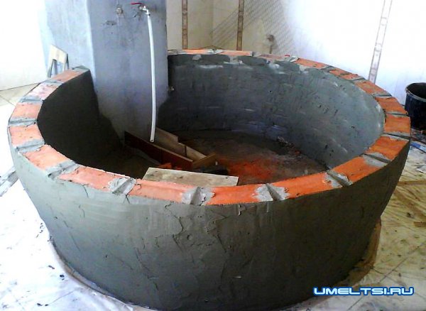 Как сделать ванну из кирпича