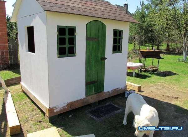 Пошаговое описание строительства домика для детей своими руками Пошаговое описание строительства домика для детей своими руками