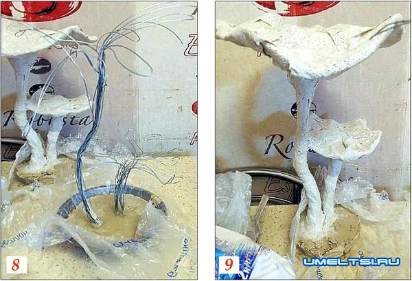 Поделки из гипса и монтажной пены для дачи Поделки из гипса и монтажной пены для дачи