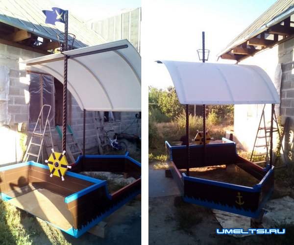 Песочница своими руками