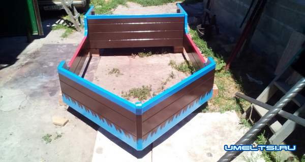 Песочница своими руками