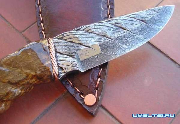 Нож из стального троса Нож из стального троса