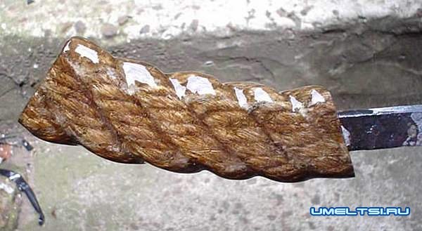 Нож из стального троса Нож из стального троса