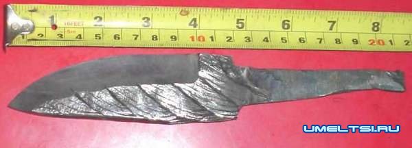 Нож из стального троса Нож из стального троса