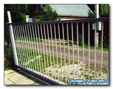 Автоматические откатные ворота