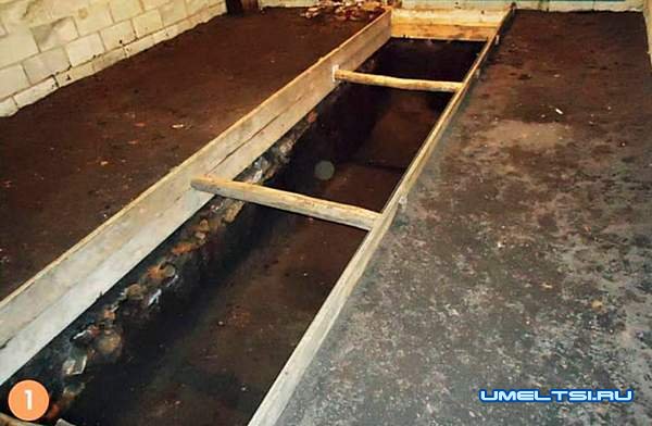 Смотровая яма в гараже своими руками