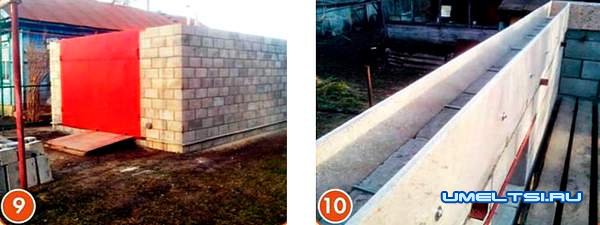 Гараж из керамзитобетонных блоков Гараж из керамзитобетонных блоков