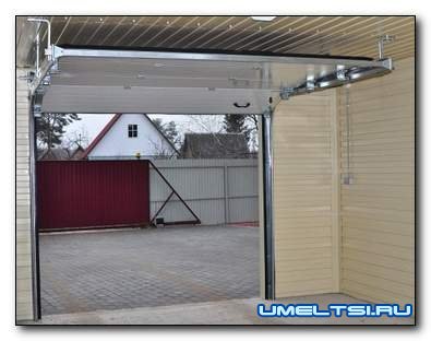 Установка секционных ворот Установка секционных ворот