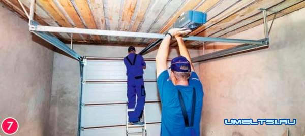 Установка секционных ворот Установка секционных ворот