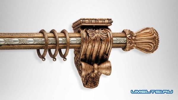 Кованый карниз для штор