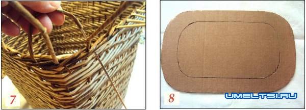 Как сплести бельевую корзину своими руками