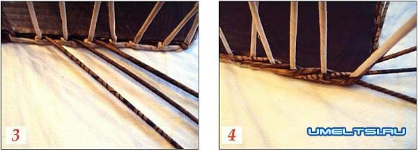 Как сплести бельевую корзину